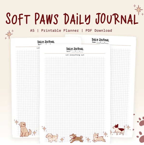 Soft Paws Daily Journal