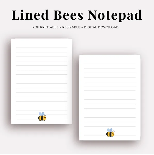 Lined Notepad