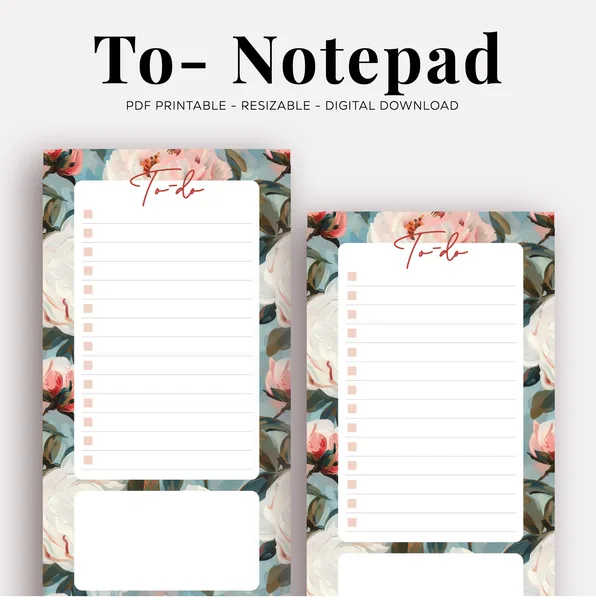 notepad standing