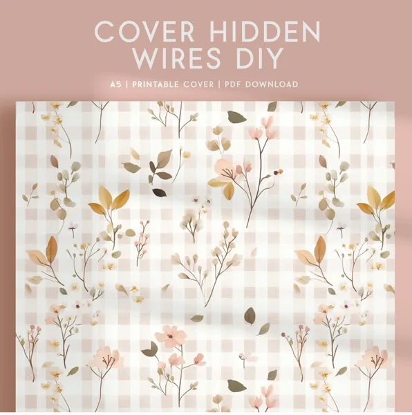Cover Hidden Wires DIY