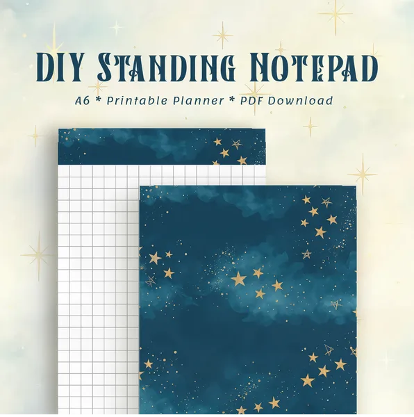 DIY Standing Notepad