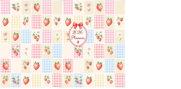 DIY 2026 Cover Planner Strawberry Cottage